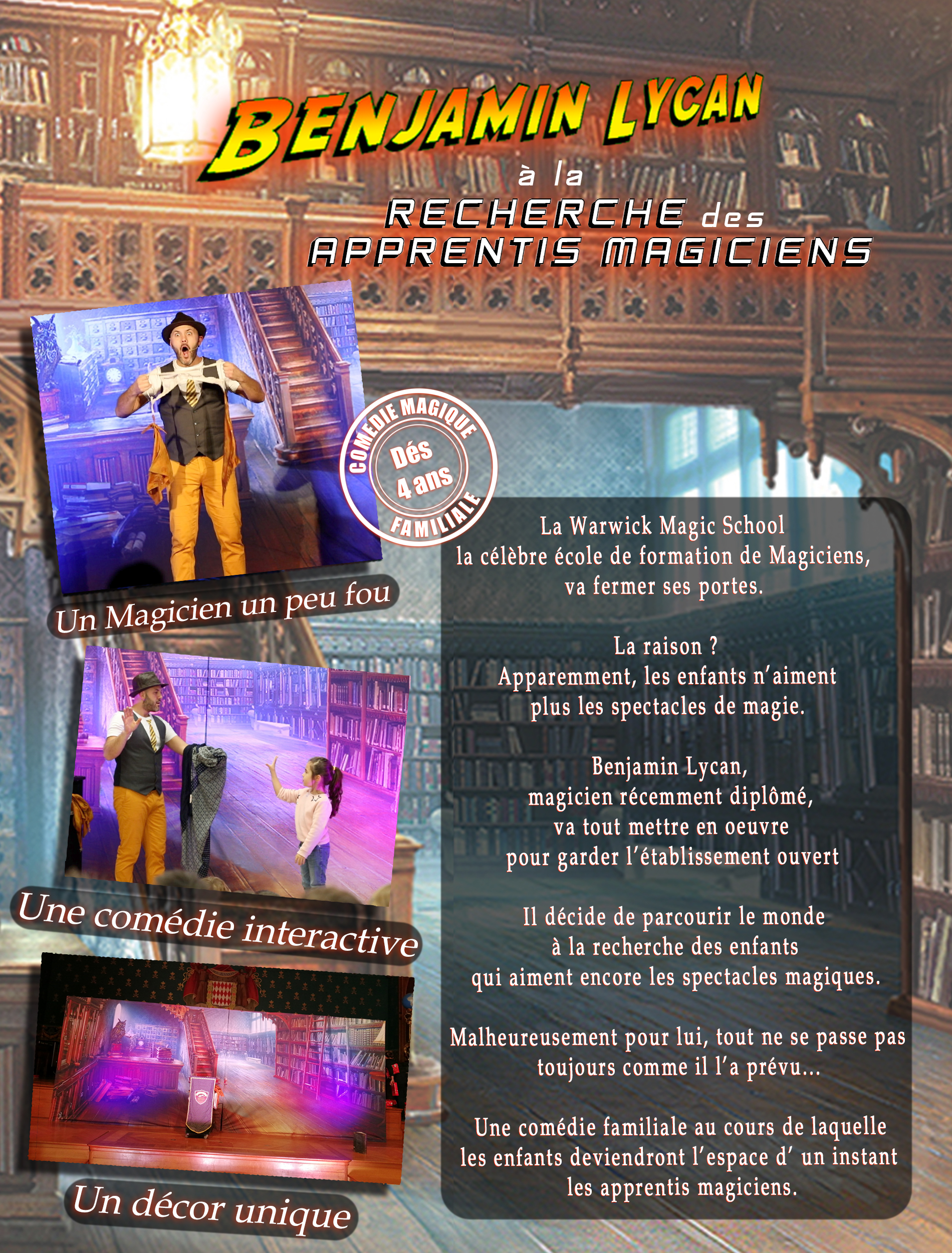 Spectacle de magie pour enfants ✓ Animation pour enfants